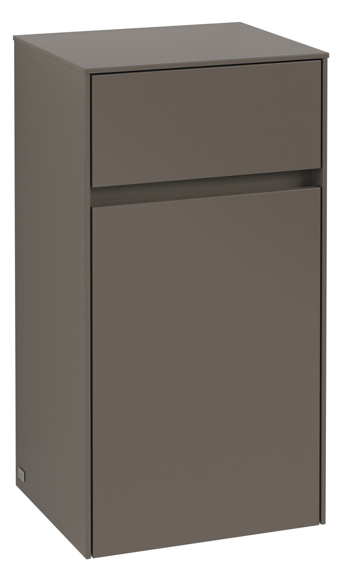 V&B Seitenschrank Collaro 40,4x74,8x34,9cm, Anschlag links, white wood