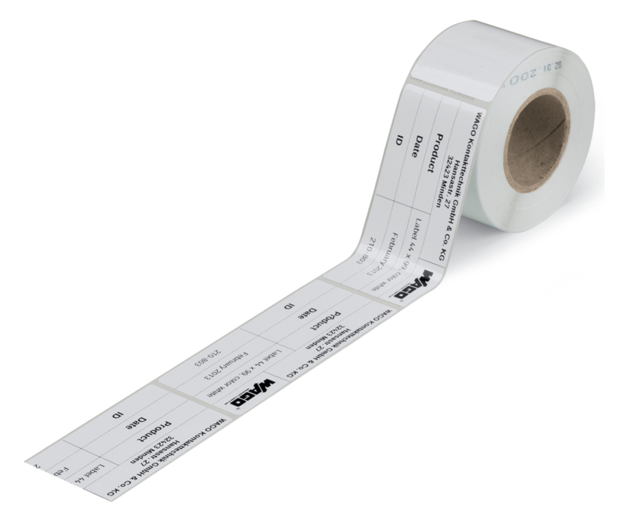 Etikett ws Serie 210 Selbstkl 70x30mm