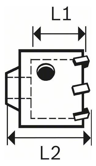 SDS-Bohrkrone Hartmetall Ø40x50mm