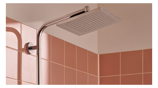 hansgrohe Showerpipe Crometta E mit Thermostat, 1jet, chrom