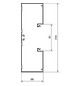 Geräteeinbaukanal Alu 210x68mm ver-ws RAL9016 GEB-K besch 12630qmm 2000mm