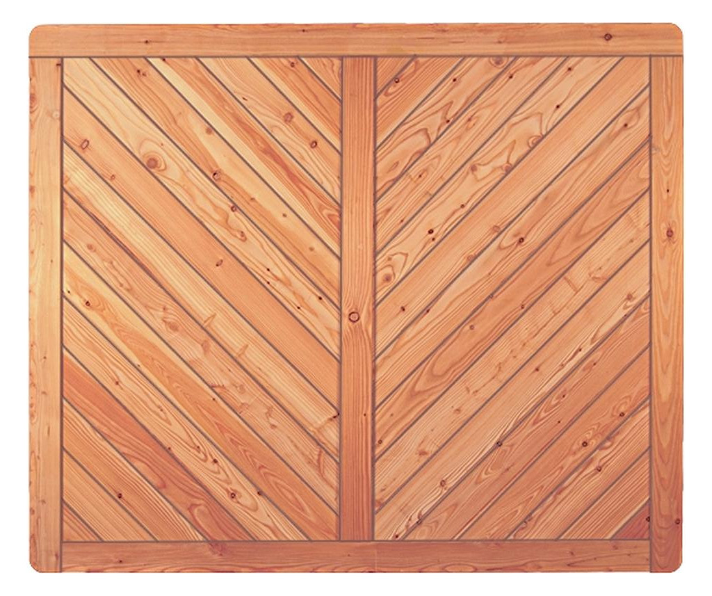 Bild SKAGEN-Serie Lärche 180 x 150 cm Rahmen 44/88 mm, Profilbretter 18/125 mm - n.a.-0