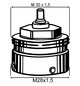Heimeier Adapter auf SAR/Comap-Ventilunterteil