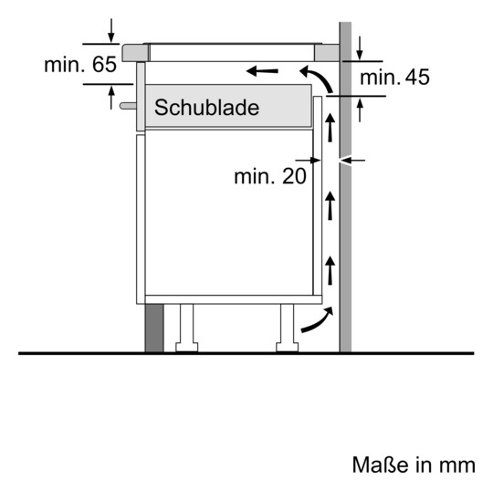 Induktionsfeld autark Serie 8 Alu 916x527mm