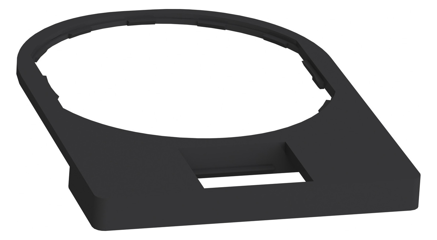 Bezeichnungsschild sw rechteck 30x40mm Bez.Schild