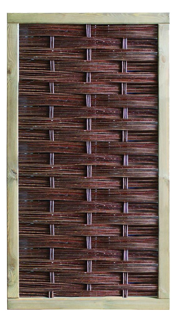 Bild LABO-3D Weidengeflechtzaun 94x180cm, ges chlossen Rahmen 70 x 35 mm - n.a.-0