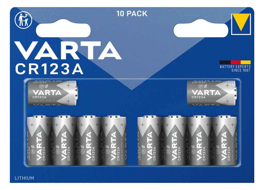Bild ELECTRONICS CR123A 10er Blister - VARTA-1