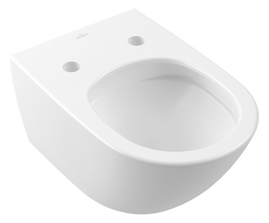V&B Wand-Tiefspül-WC TwistFlush Subway 3.0 37x56cm, spülrandlos, stone white C-plus
