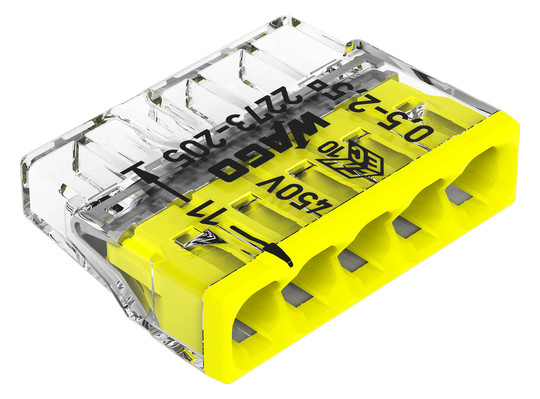 Steckklemme 5f 450V 24A Serie 2273 0,5-2,5qmm f.Massivleiter