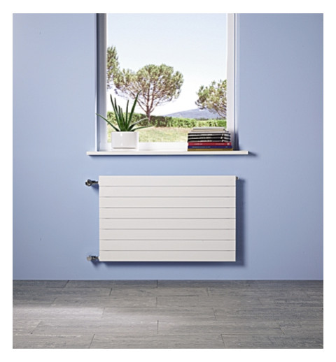 Zehnder Heizwand Nova NHLLHL BH 780 mm, BL 2200 mm, Bautiefe 128mm, AB 1270, horizontal