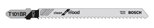 BOSCH-Stichsägeblätter Clean for Wood - T101BR...