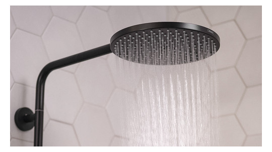 hansgrohe Showerpipe Raindance Select S mit Thermostat, 1jet, mattschwarz