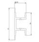 Alu-Profil alu BARdolino L3000mm B51mm H18,6mm