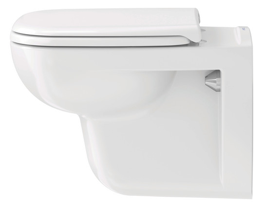 Duravit WC-Sitz D-Code ohne Absenkautomatik Scharniere Edelstahl, weiß