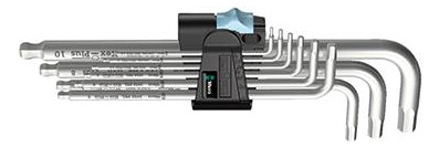 Wera-Kugelkopf-Stiftschlüssel-Satz Stainless...