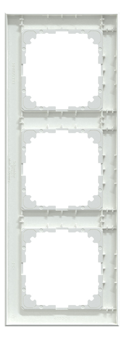 Rahmen 3f akws glz M-Pure Kst f.GEB-K aktivweiß Unterputzmontage Thermopl Rahmen 3f akws glz M-Pure Kst f.GEB-K aktivweiß Unterputzmontage Thermopl