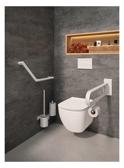 NB Cavere WC-Bürstengarnitur 7525500 110x130x455 Carbonschwarz