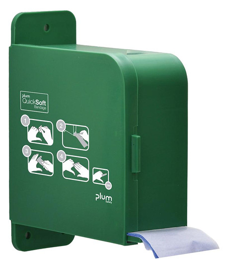 PLUM-Bandage im Spender QuickSoft, blau