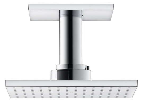 hansgrohe Kopfbrause Axor mit Deckenanschluss, 250x250mm, 2jet, chrom