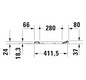 Duravit WC-Sitz No. 1 ohne Absenkautomatik, Scharniere Edelstahl, abnehmbar, weiß