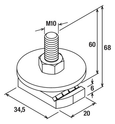 Bild Hammerkopfschraube FCSN M10x60 fischer-2