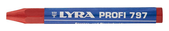 LYRA-Förster- und Signierkreide 797, rot - 120x12 mm...