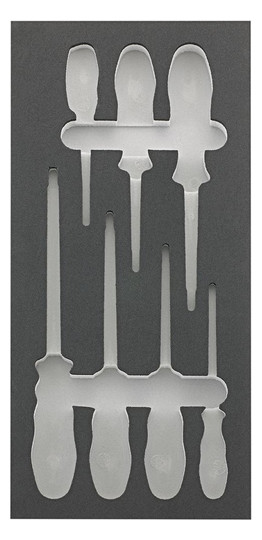 fortis-Werkzeugmodul 1/3 - leer, für Schraubendreher...