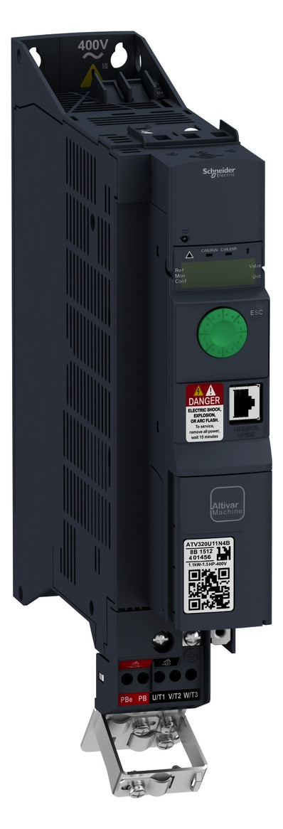 Frequenzumrichter lin=1,1 380-500V E3ph A3ph 599Hz 50/60Hz IP20 5%F 10%V