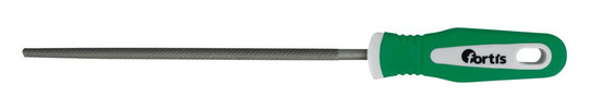 fortis-Werkstattfeile mit Heft, rund - 200mm, H2
