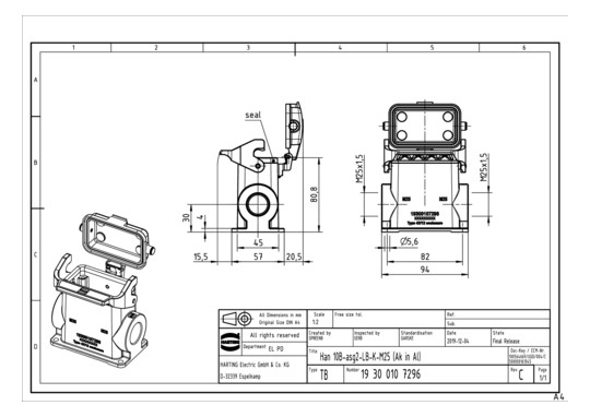 HART HARTING HAN B SOCKELGEH 19300107296 
