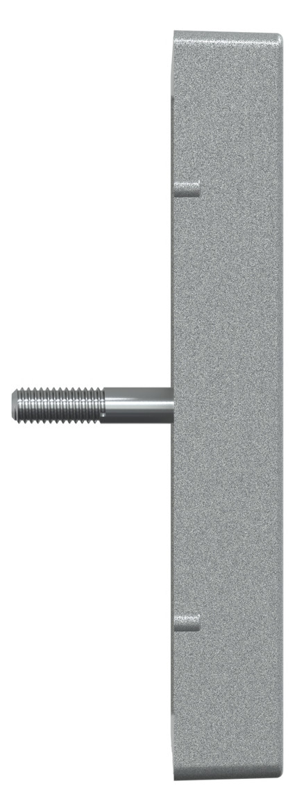 Zentralplatte Ant.dose 2f System M alu Schraubbef