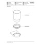 KEUCO Glashalter Collection Moll mit Echtkristall-Glas, verchromt