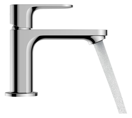 hansgrohe Waschtisch-Einhebelmischer Rebris S 80 mit Zugstangen-Ablaufgarnitur, chrom