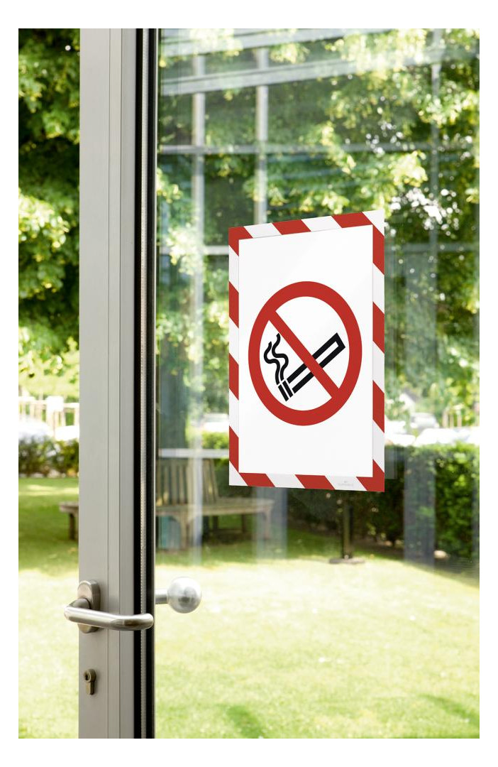 Bild Magnetrahmen SECURITY A4 DURAFRAME rot/w eiß - Durable-11