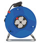 Kabeltrommel Kst 50m H05VV-F 3x1,5mm IP20 4xSteckdosen m.Tragerahmen