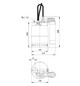 Grundfos Kellerentwässerungspumpe UNILIFT KP250-AV1, Rp 1 1/4 IG, 230 V, 5 m