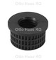 HAAS Reduziermuffe OHA RDST DN 90 für Anbindung DN 70, Gummi, schwarz