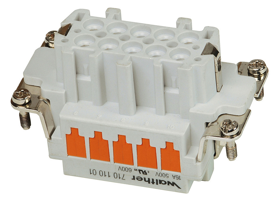 Kontakteinsatz Buchse 10p Schneidkl 16A 500V 0,5-2,5qmm