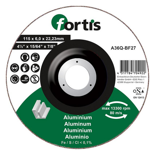 fortis-Schruppscheibe ALU-NE - 115x6,0mm