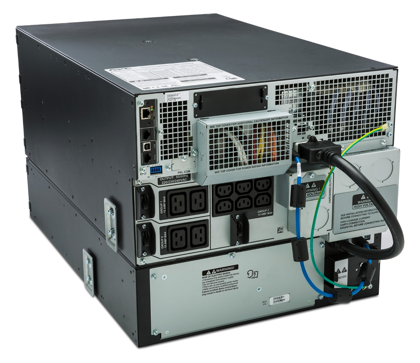 USV 482,6mm(19) Online 10000VA 3,75min 100-275V 19Zoll-Gerät 432x263x715mm