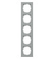 Rahmen 5f alu mt M-Pure Kst f.GEB-K Unterputzmontage Thermopl