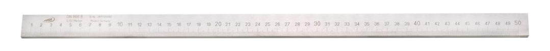 Bild Arbeitsmaßstab D866B 500x25x5mm INOX HP - PREISSER-0