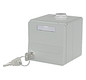 Modulaufnahme APmont gr 2xRJ45 unten RAL7035 AP-Mont