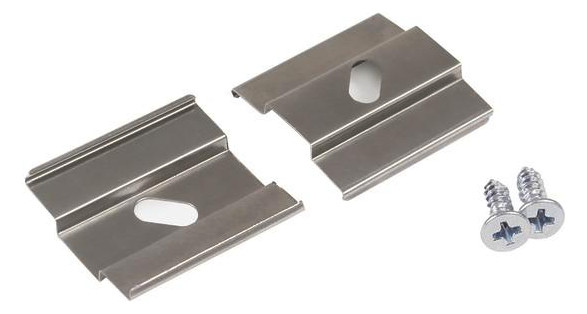 Befestigungsset alu L22mm B19,8mm H3,8mm Befestigungsset alu L22mm B19,8mm H3,8mm