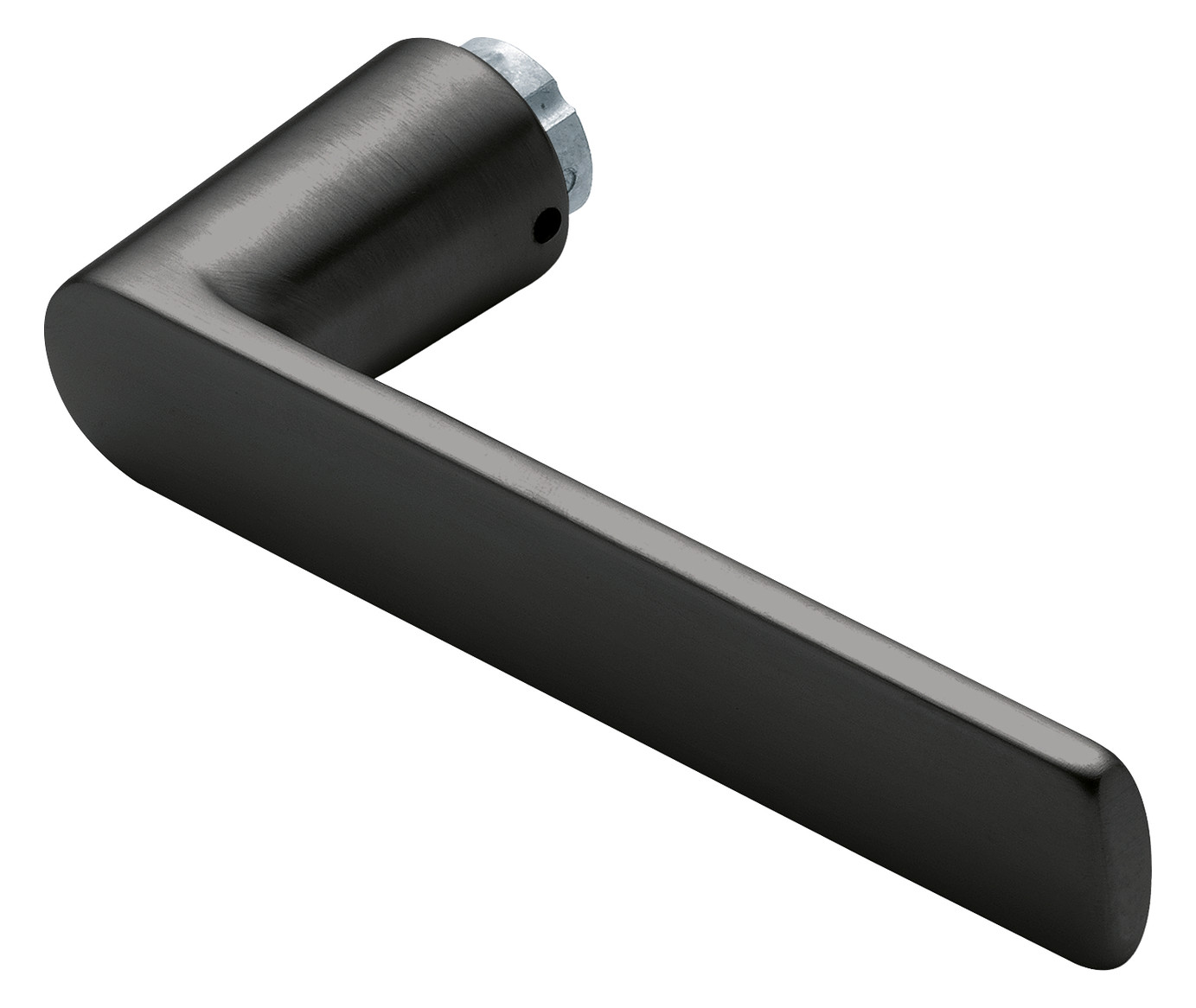 Bild HOPPE Drückerlochteil Los Angeles M1642, 8mm, DIN Links-Rechts, schwarz satiniert-Resista®-0