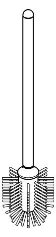GROHE Ersatzbürste 40206 für Toilettenbürstengarnitur silk metal