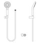 Ideal-Standard Handbrause-Set Idealrain Evo 3-Funktionen, d= 11cm, verchromt