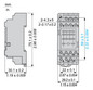 Relaissockel Schraub TS35 29x75x30mm Hutschiene TH35