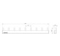 Phasenschiene 2ph 18mm 229mm 10qmm 50A Stift Isoliert