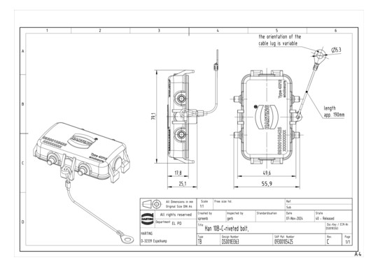 HART Schutzkappe             09300105425 